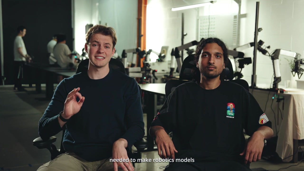 The Enact team in their launch film featuring robotics demonstrations