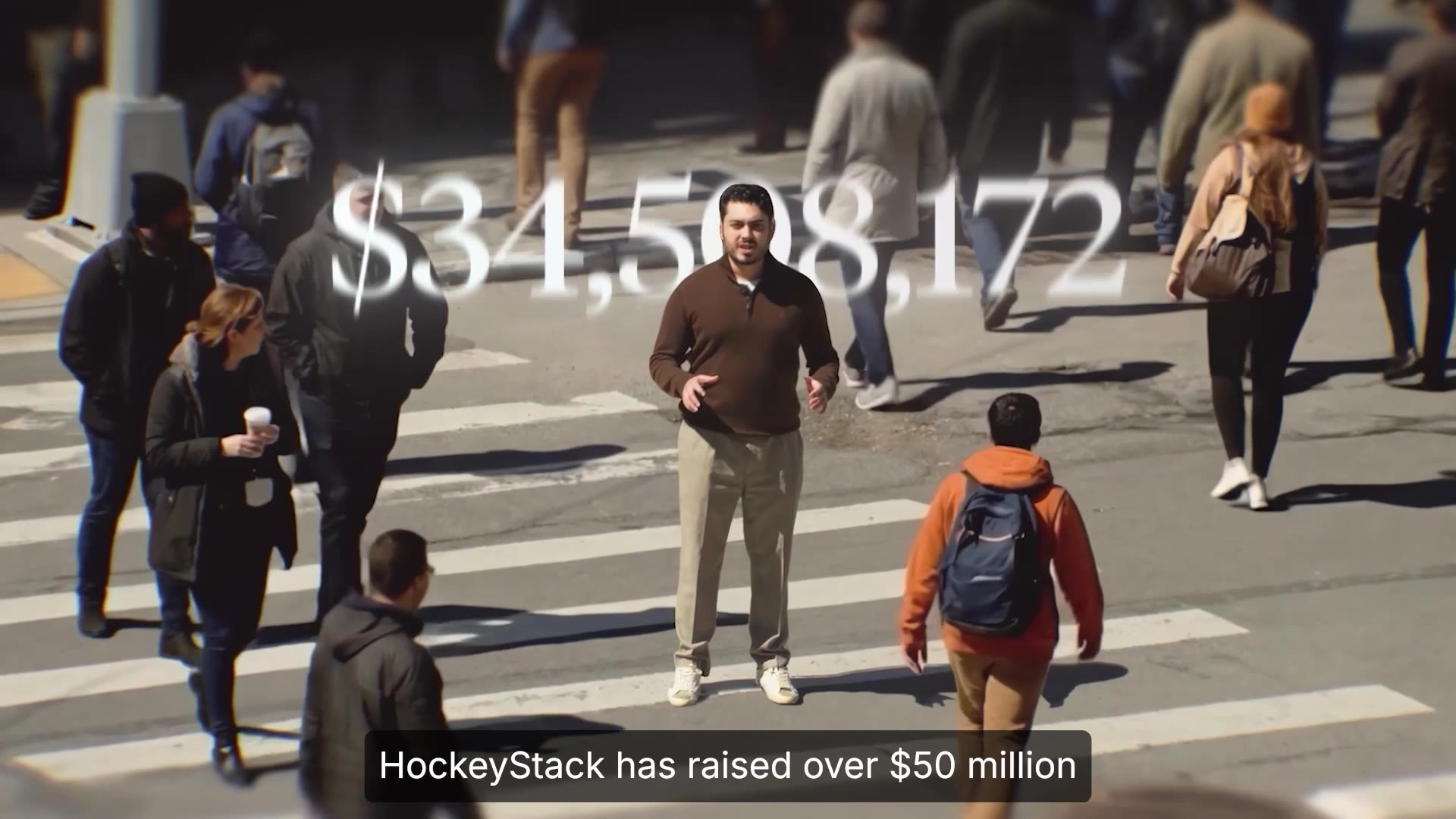 Still from the HockeyStack product launch film
